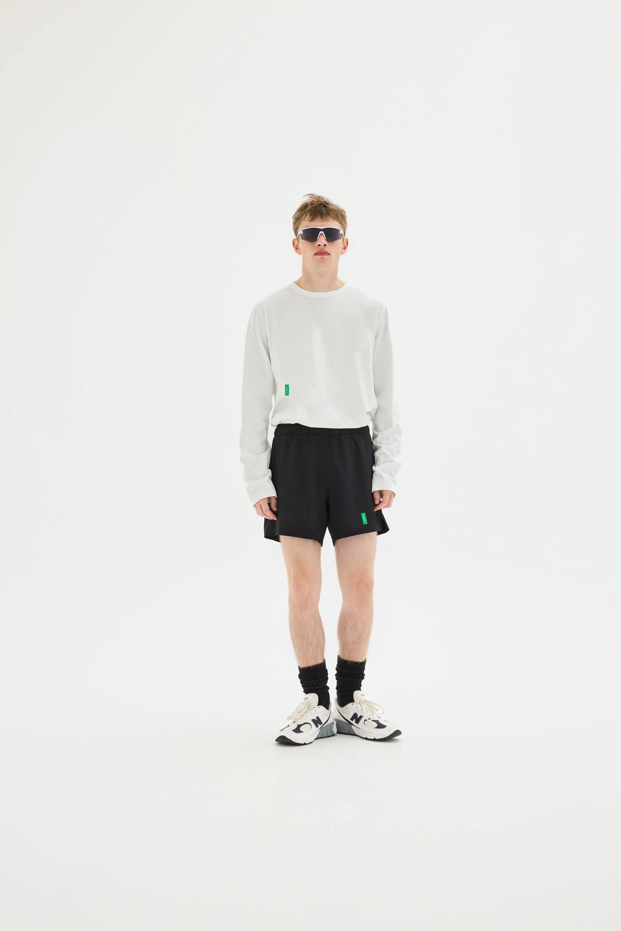 Quick-Dry Boxy Long Sleeve Tee, White - Image 3