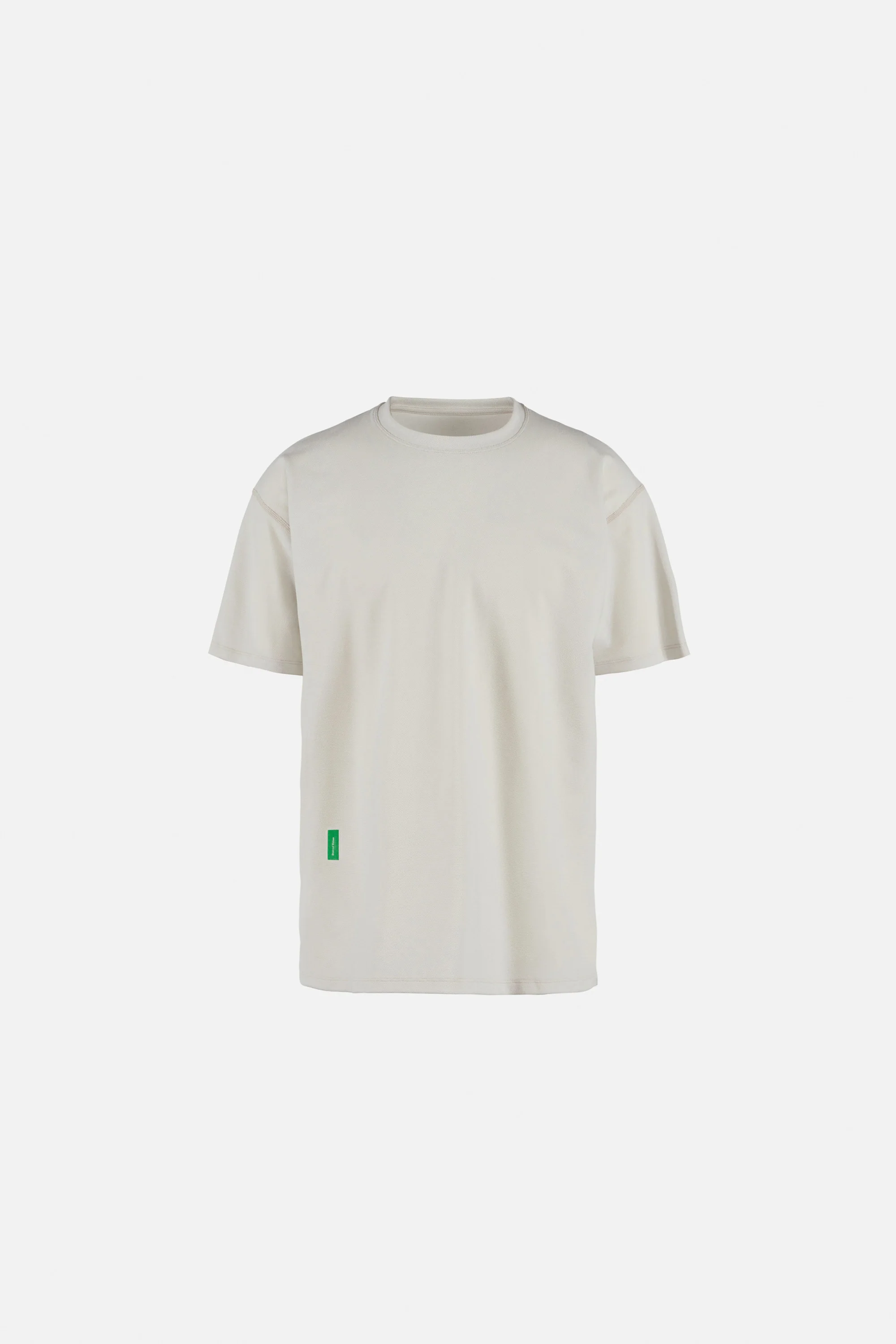 Quick-Dry Boxy Short Sleeve Tee, Off White