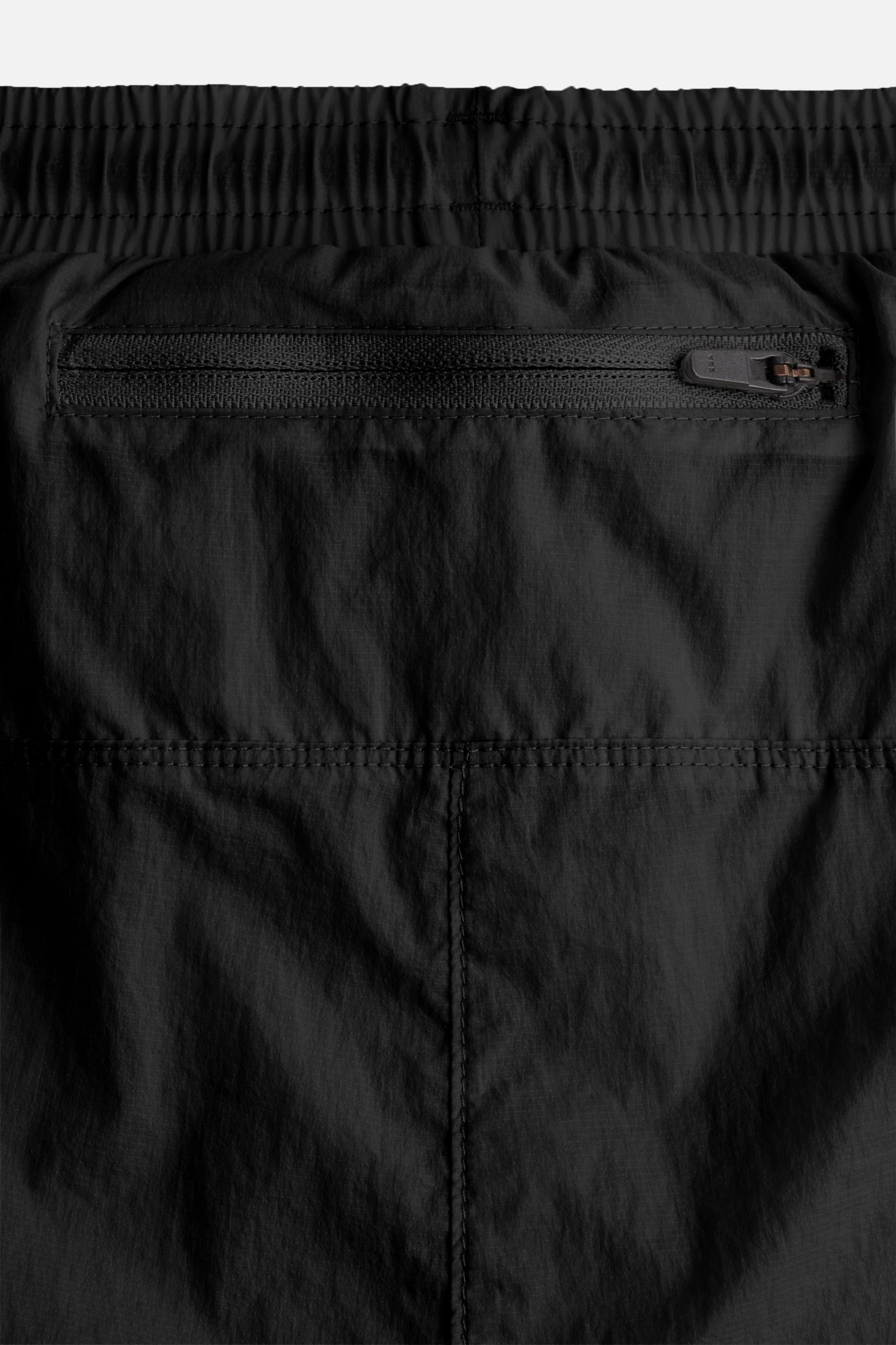 Ripstop Layered Trail Shorts, Black - Image 5