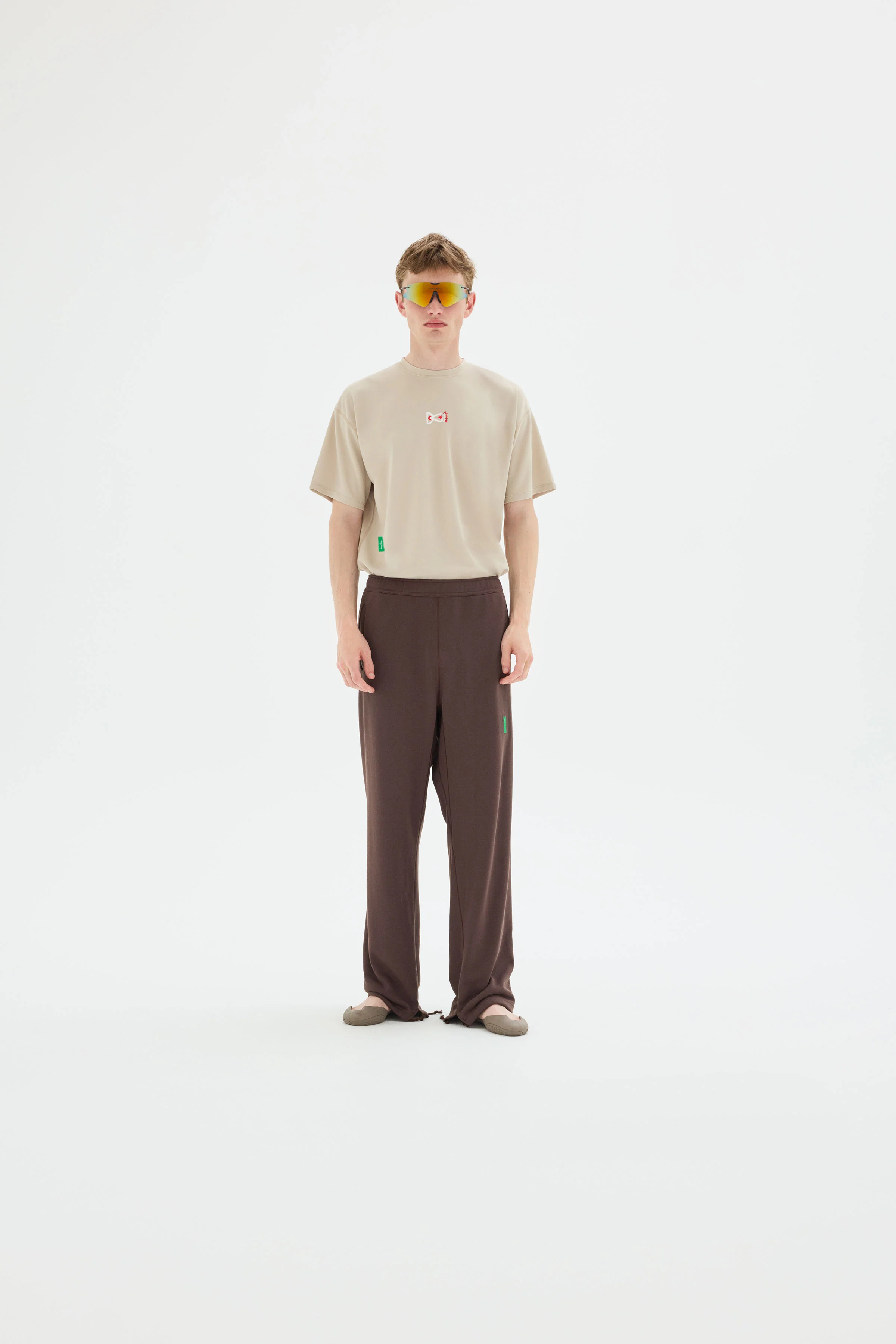 Short Sleeve Boxy Training Tee, Bamboo - Image 3