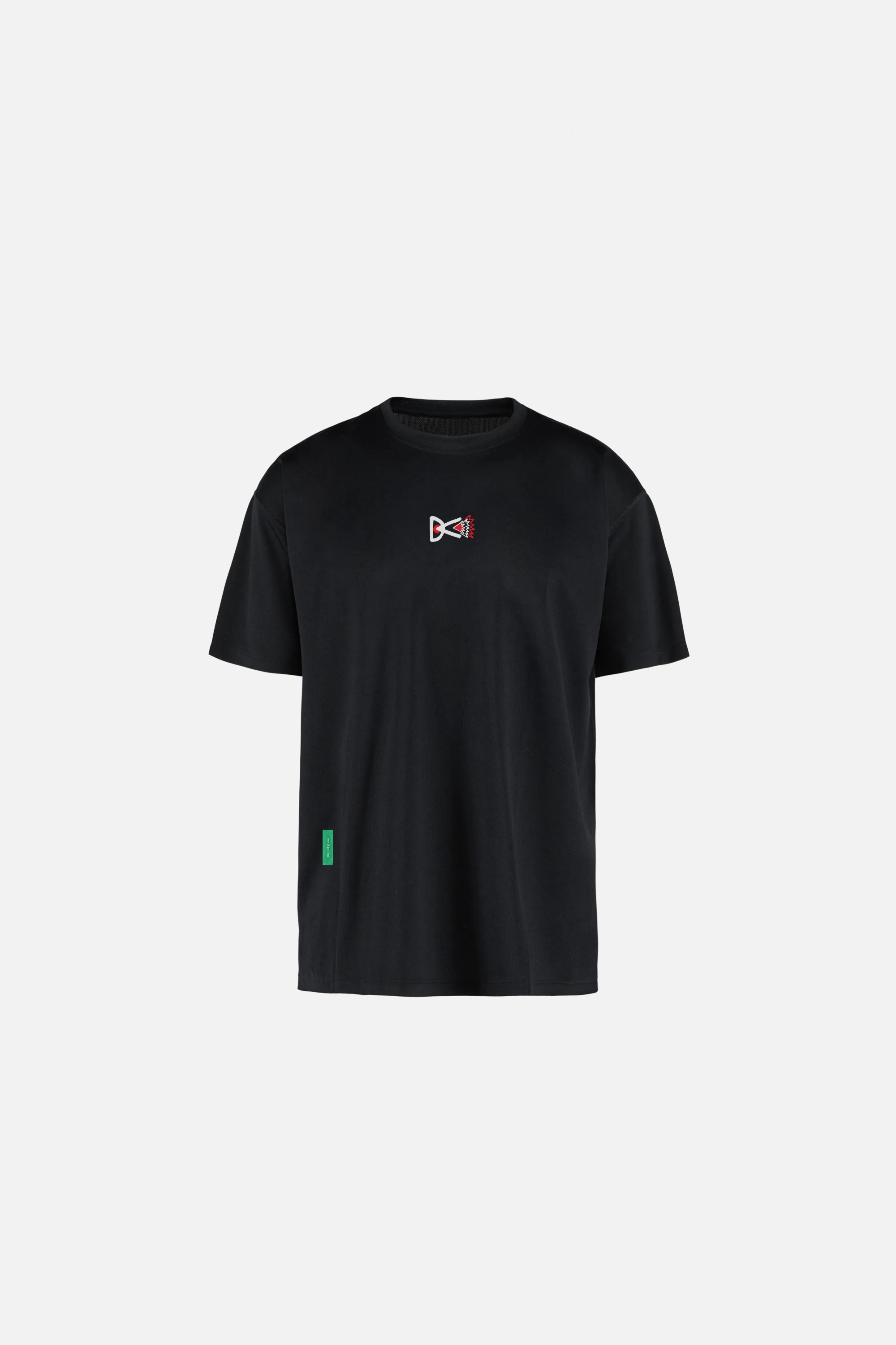 Short Sleeve Boxy Training Tee, Black