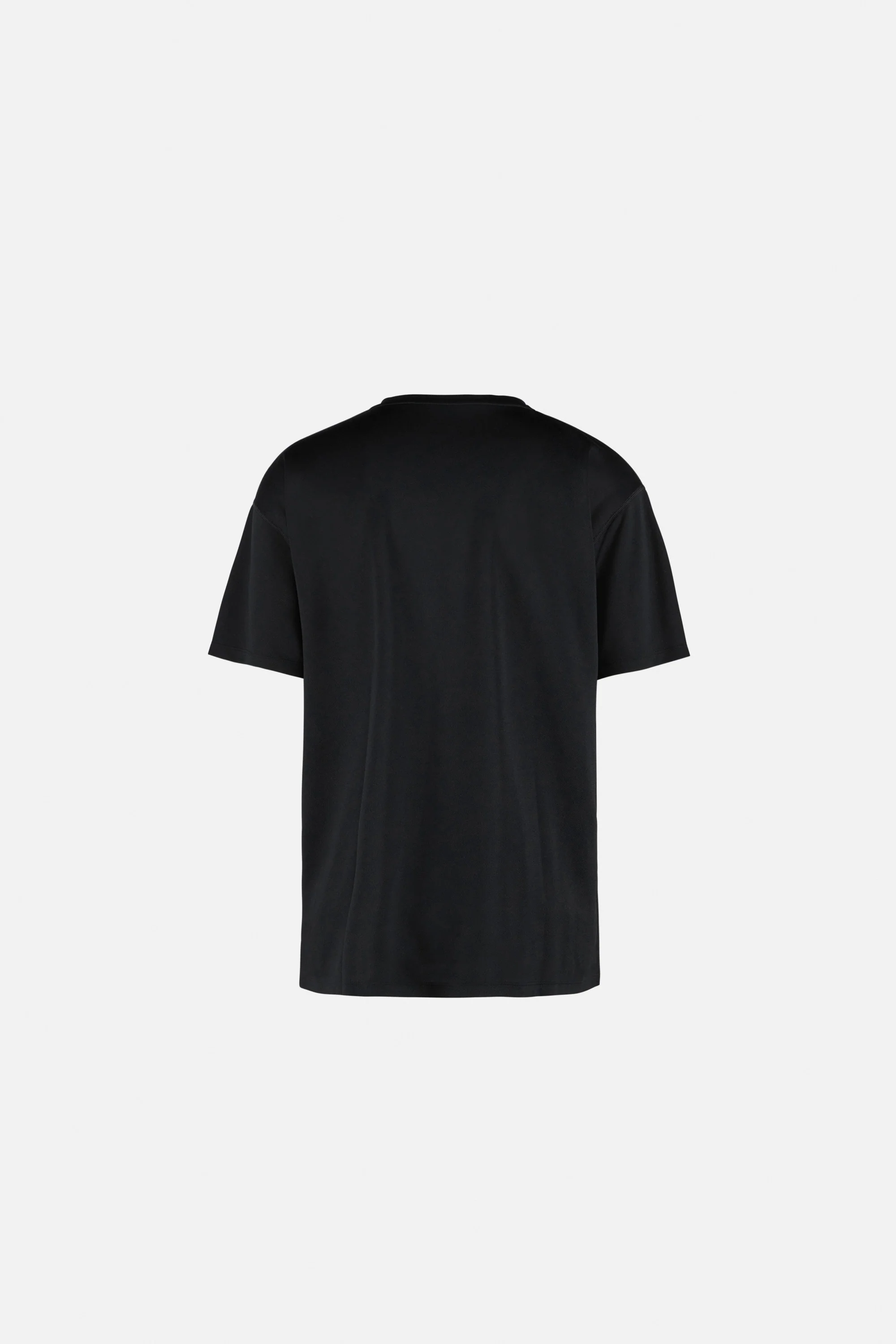 Short Sleeve Boxy Training Tee, Black - Image 2