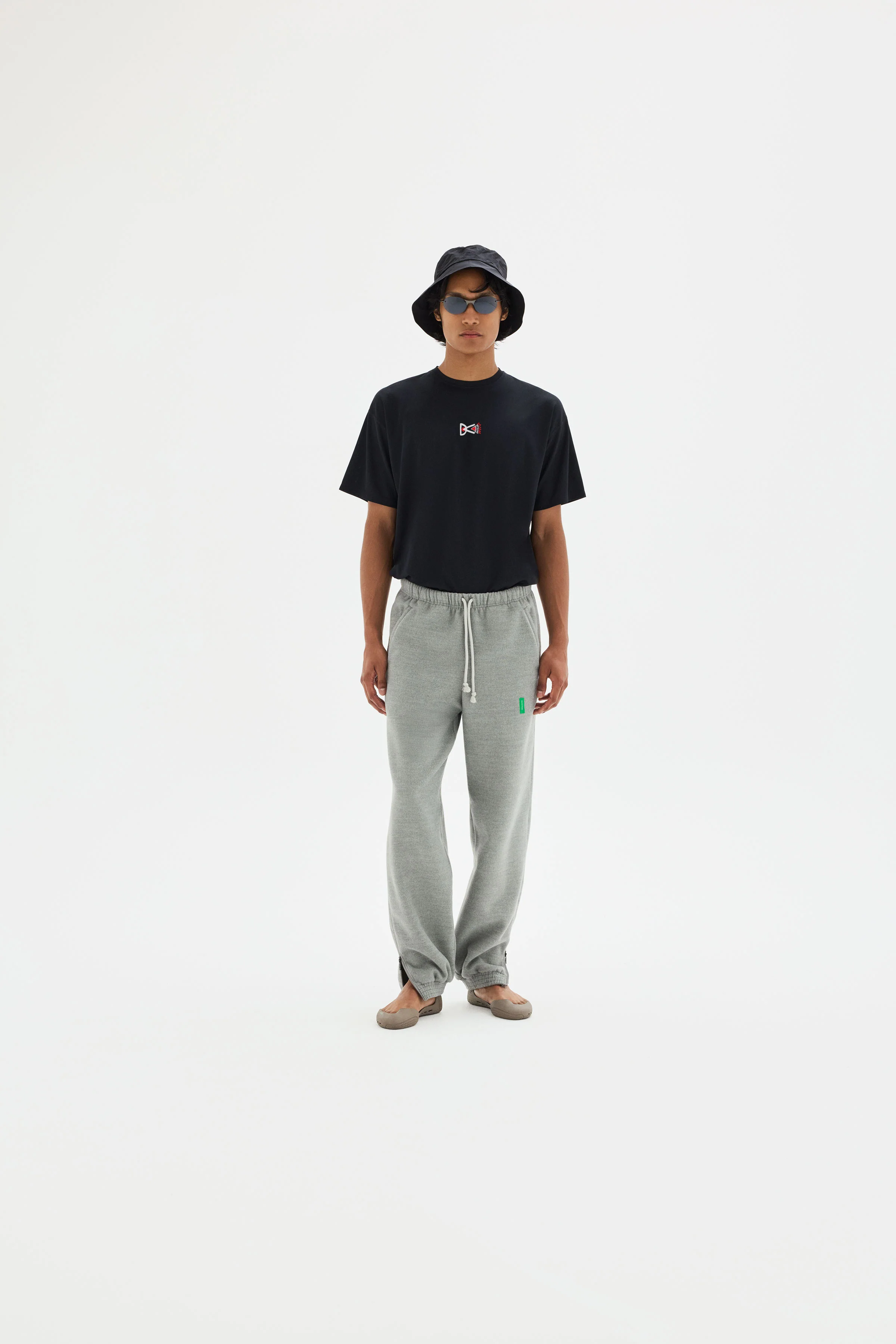 Short Sleeve Boxy Training Tee, Black - Image 3