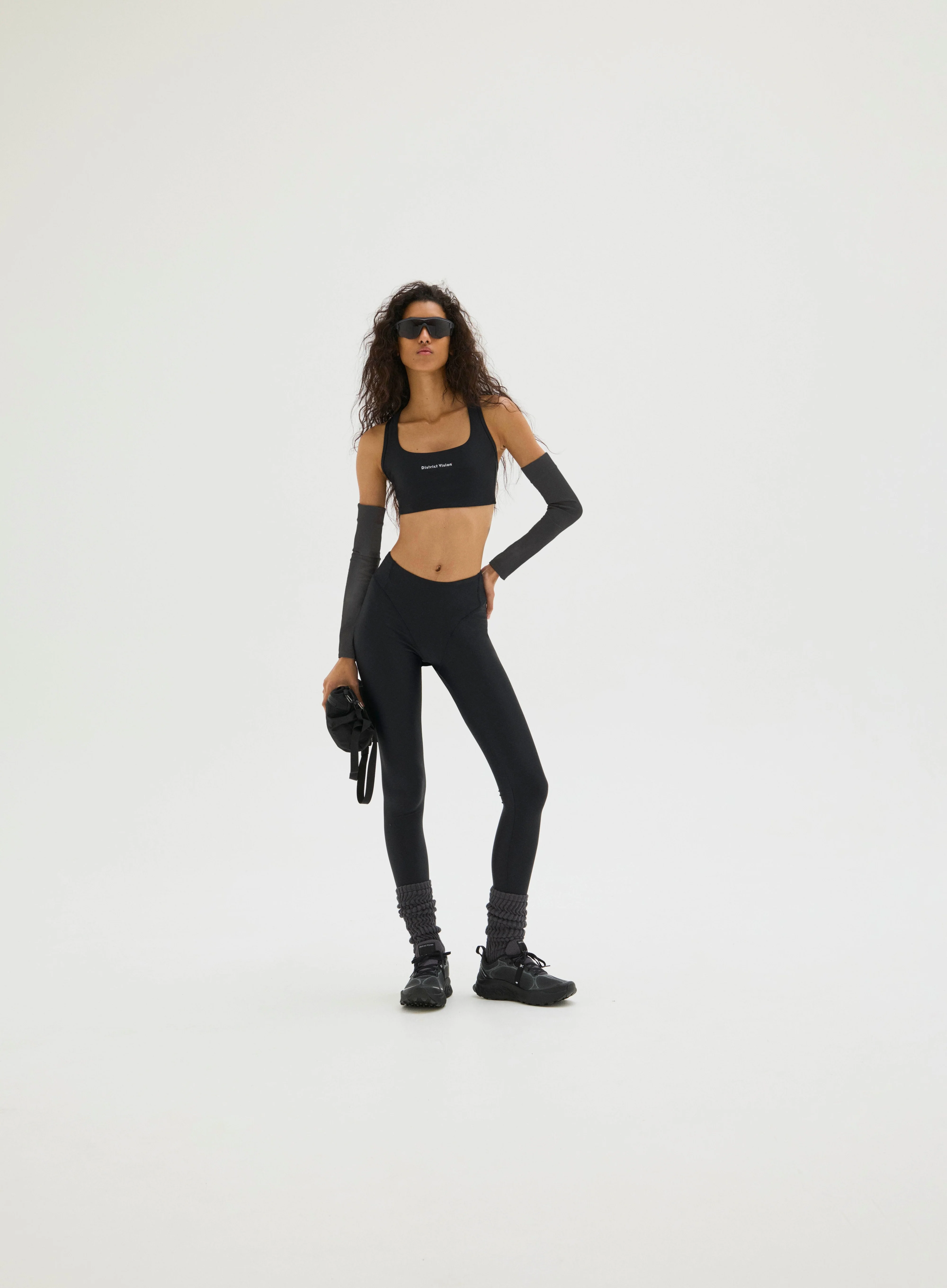 Twin Layer Medium Support Bra, Black - Image 3