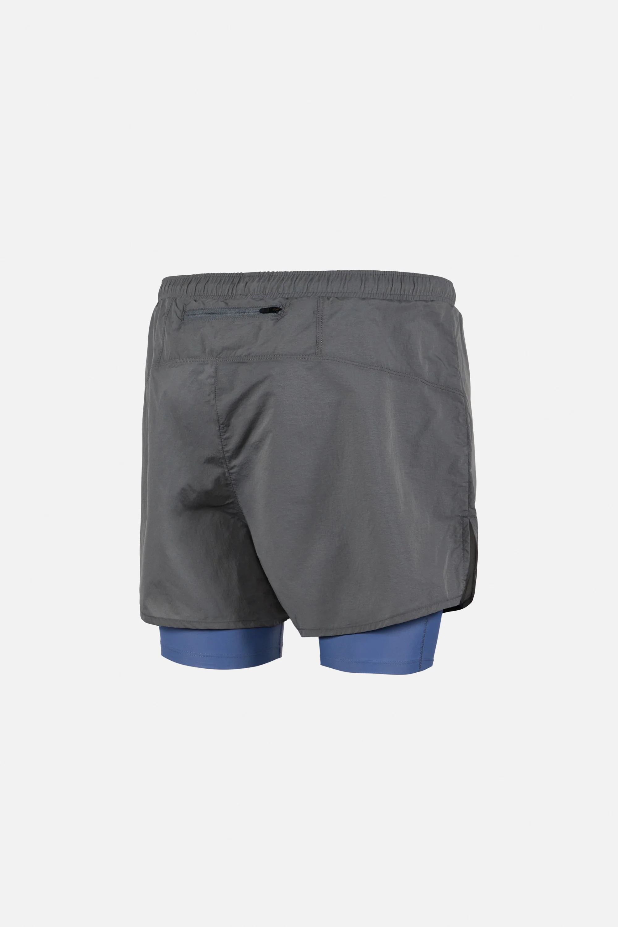 Ultralight Nylon Trail Shorts, Graphite/Race Blue - Image 2