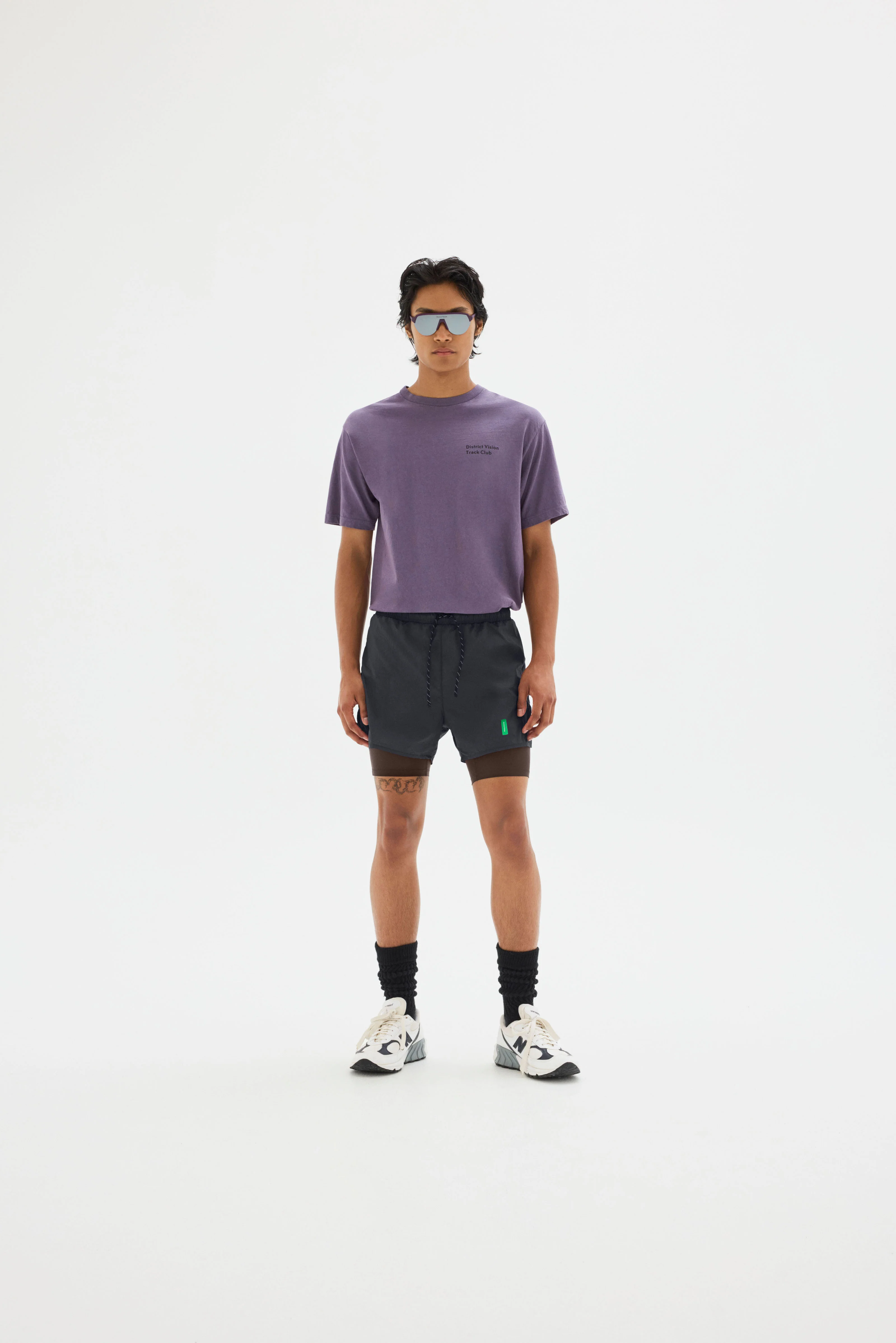 Ultralight Nylon Trail Shorts, Obsidian/Umber - Image 3