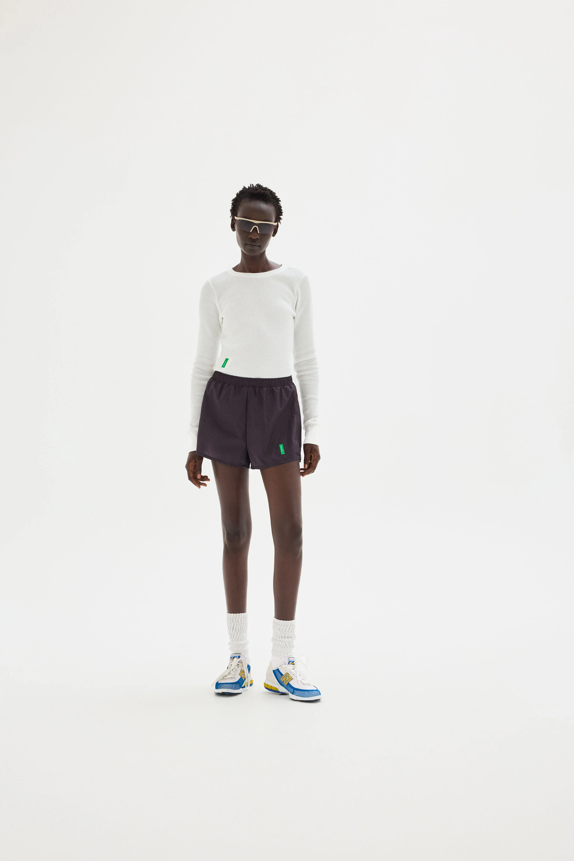 Ultralight Nylon Zippered Shorts, Nightshade - Image 3
